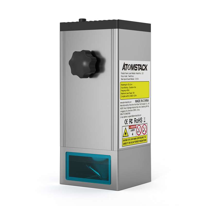 ATOMSTACK M100 20W Laser Module Eye-protection & Air-Assisted Accessories HIgh Airflow 10-30L