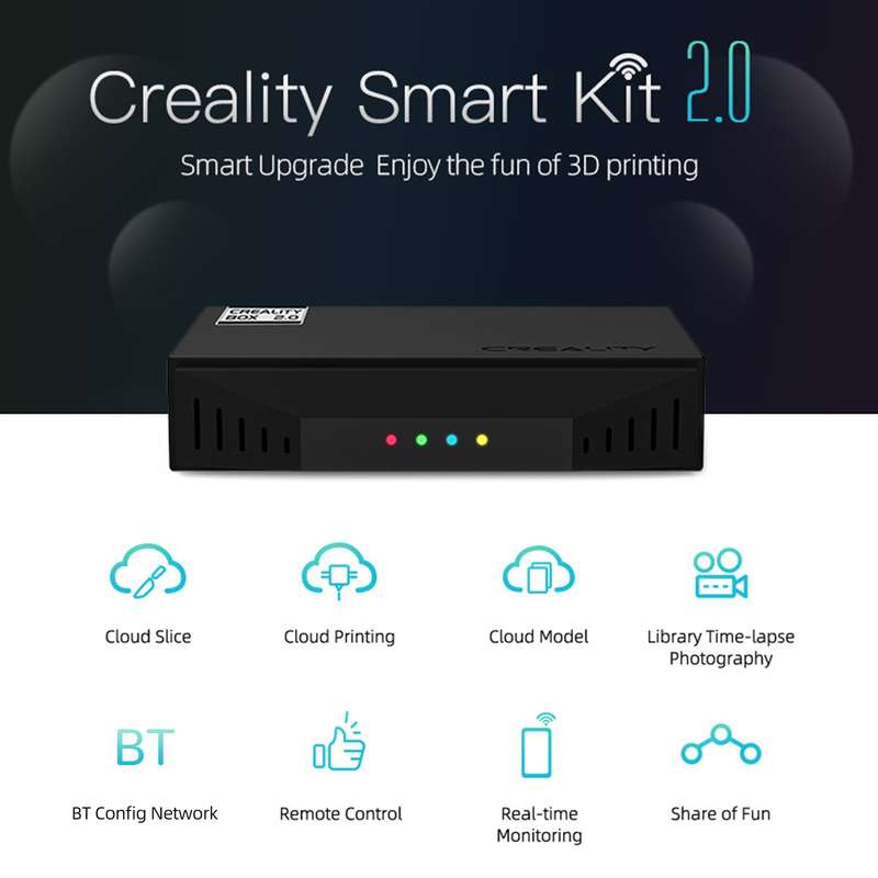 Creality 3D Printer Camera Monitor Smart Kit WiFi Box HD 1080P Real-Time Remote Control Time-