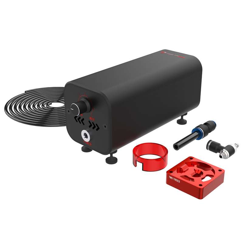 TWO TREE Air Assist High Speed Air Pump Adjustable Airflow Compatible with Laser Engravers TW