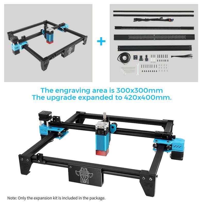 Two Trees Laser Engraving Machine Upgrade Expansion Kit for TTS and TOTEM S Engraver Expand t