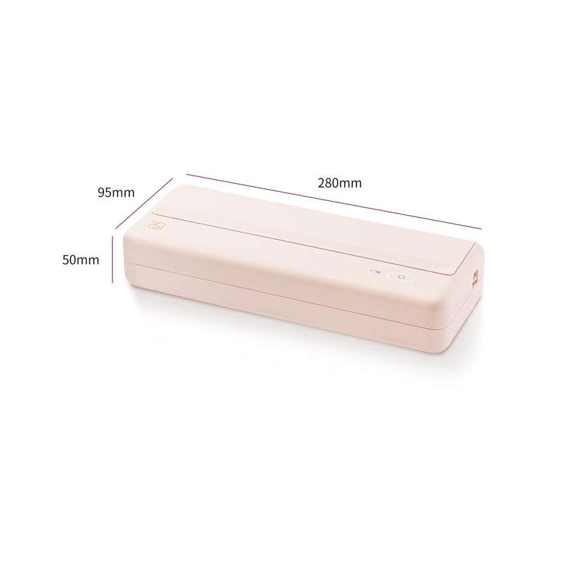 HPRT MT810 A4 Portable Paper Printer Thermal Printing Wireless BT Connect Compatible with iOS
