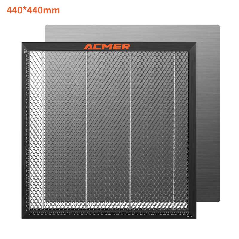 TEVOUP ACMER-E10  Laser Cutting Honeycomb Working Table Board Steel Panel Platform 440x440mm
