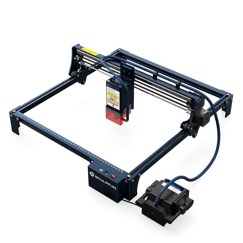 SCULPFUN S30 PRO MAX Laser Engraver with Automatic Air-assist System 20W Engraving Machine wi