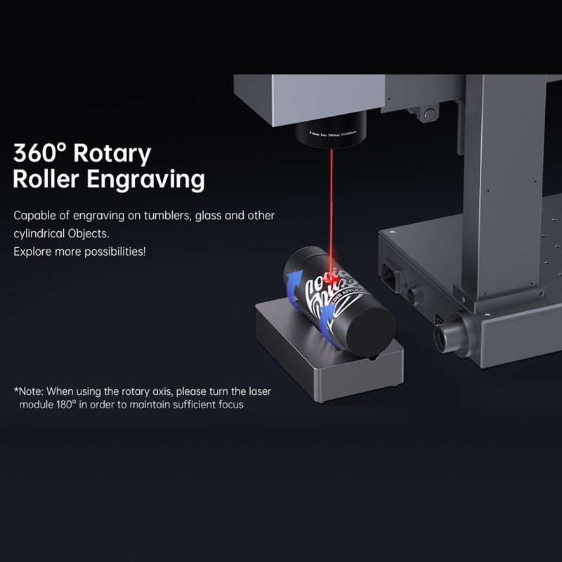 MR. CARVE M1 Pro Laser Engraver Desktop Marking Engraving Carving Marker Machine with Rotary