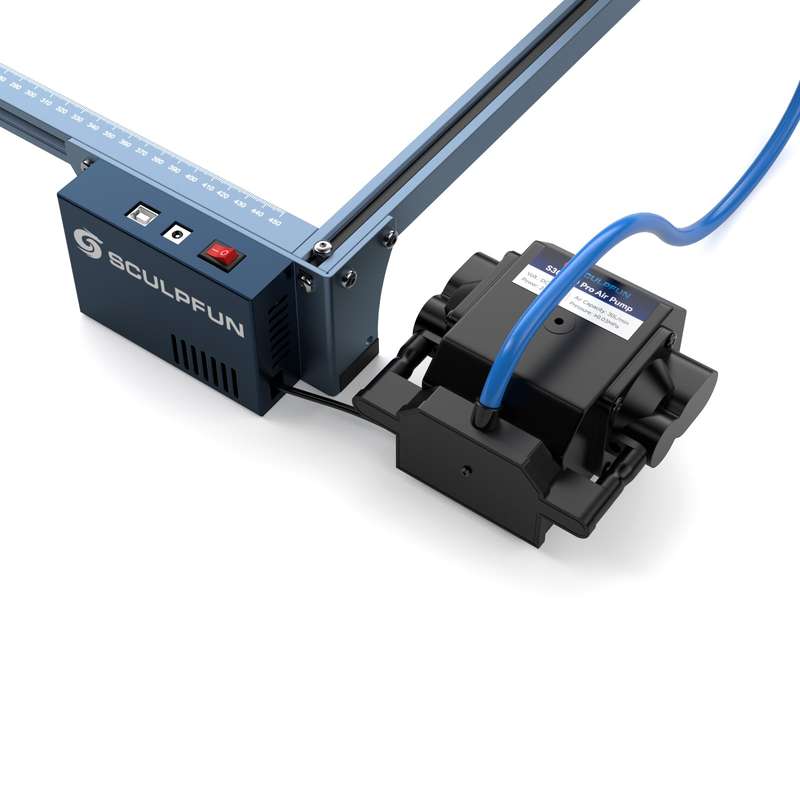 SCULPFUN Automatic Air Assist Kit with 30min/Min Automatic Air Pump Suitable for S9/S10 Laser