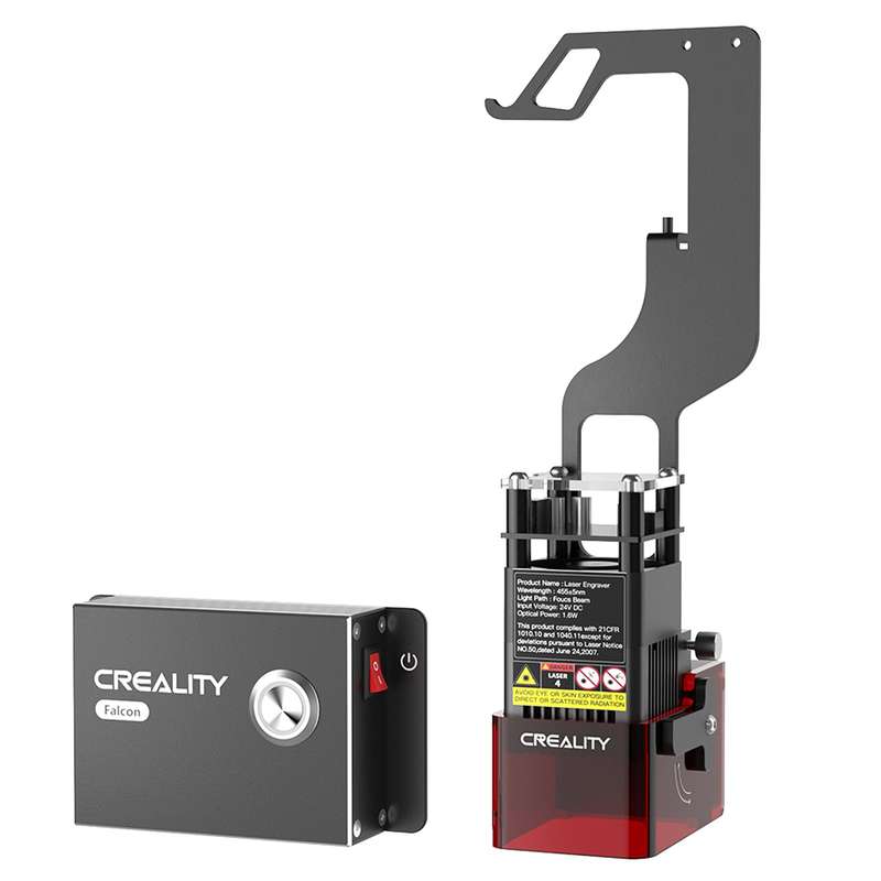 Creality 1.6W Laser Module 0.06x0.06mm Laser Spot Compatible with CR-10 Mini/Ender-2 Pro/Ende