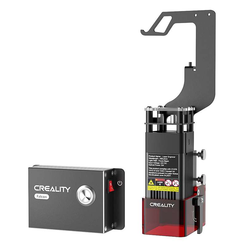 Creality 5W Lase Module 0.06x0.06mm Laser Spot Compatible with CR-10 Mini/Ender-2 Pro/Ender-3
