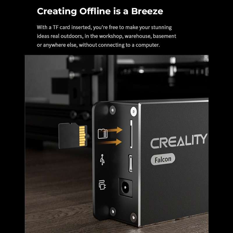 Creality 5W Lase Module 0.06x0.06mm Laser Spot Compatible with CR-10 Mini/Ender-2 Pro/Ender-3