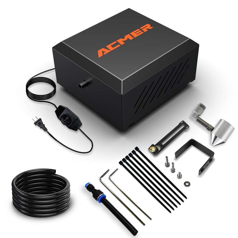 ACMER-C4 Laser Cutting/Engraving Air-Assisted Accessories Adjustable High Airflow 30L/min to