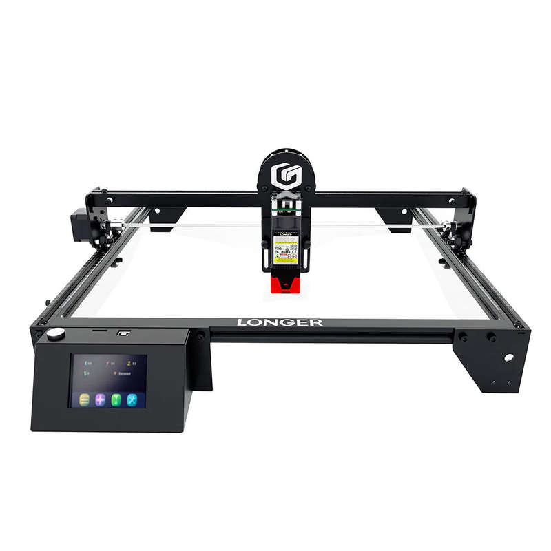 LONGER Ray5 20W Laser Engraver with Engraving Area 375x375mm 3.5'' Touchscreen 32-bit Motherb