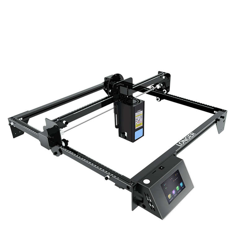 LONGER Ray5 20W Laser Engraver with Engraving Area 375x375mm 3.5'' Touchscreen 32-bit Motherb