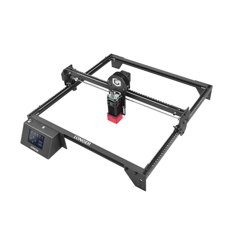 LONGER Ray5 10W Laser Engraver with Engraving Area 400x400mm 3.5'' Touchscreen 32-bit Motherb