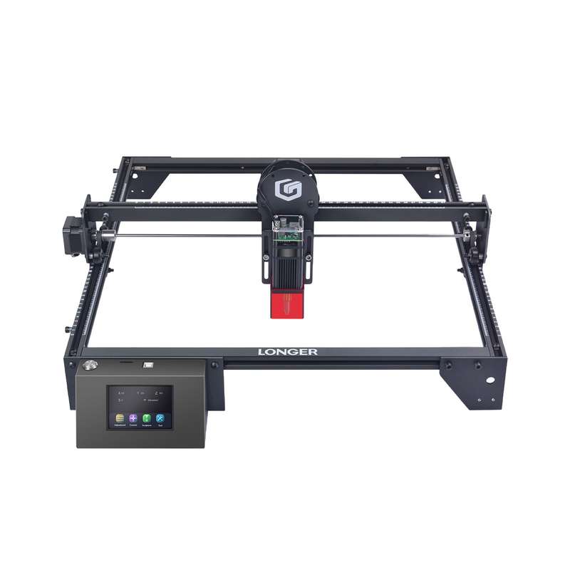 LONGER Ray5 10W Laser Engraver with Engraving Area 400x400mm 3.5'' Touchscreen 32-bit Motherb