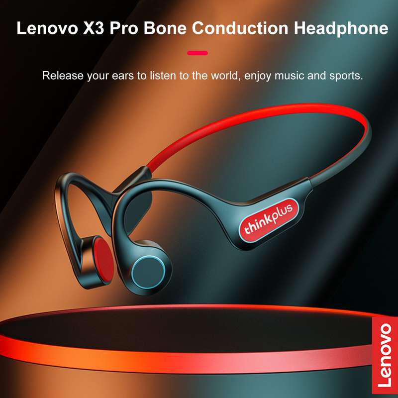 Lenovo X3 Pro Bone Conduction Headphones Wireless BT5.3 Earphone Outdoor Sports Headset Waterproof H