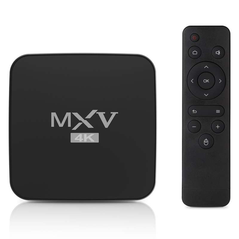 MXV Smart TV Box Android 11.0 2.4G/5G WiFi Amlogic S905W2 Quad Core H.265 TV Set Top Box Support 4K