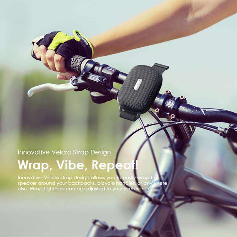 Oraimo Wrap Wireless Speaker OBS-40S FM Support Innovative Velcro Strap IP67 Dust&Water Proof 10-hou