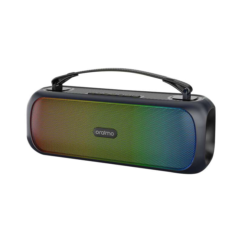 Oraimo Wireless Speaker OBS-75D Boom Powerful Sound Massive Bass Dynamic Light Effects Portable Wire