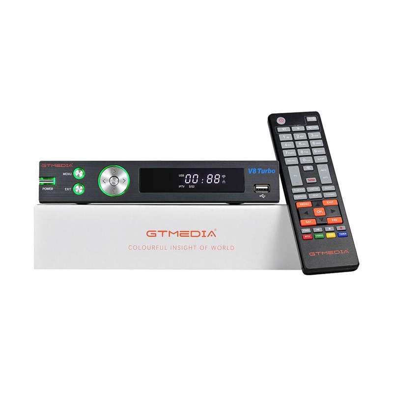 GTMEDIA V8 TURBO TV Receiver Full HD 1080P Support DVB-S2/S2X/T2/Cable/J.83B Set-top Box Video Playe