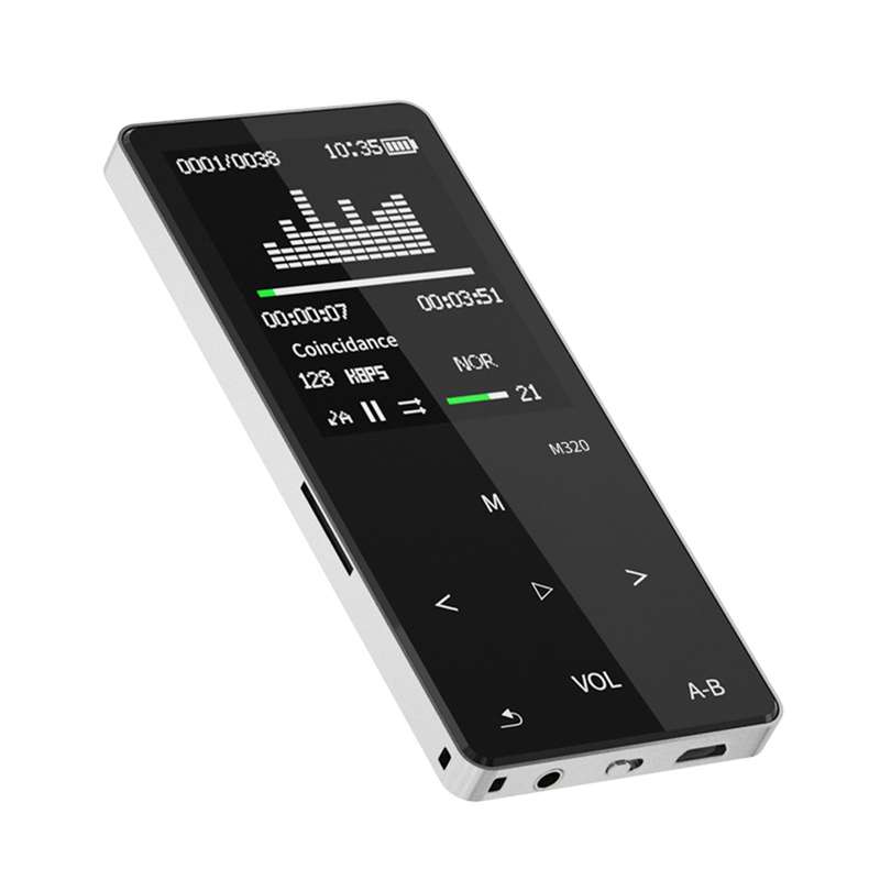 mahdi/M320 BT MP3 Portable Music Video Player Mini Music Player 1.8-inch Screen with Speaker FM Radi