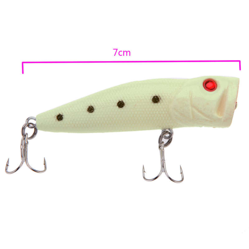 Night Fishing Luminous Popper Floating Lure Catfish Snakehead Bass Bait Hard Artificial Bait