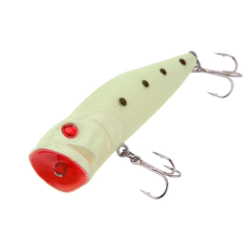 Night Fishing Luminous Popper Floating Lure Catfish Snakehead Bass Bait Hard Artificial Bait