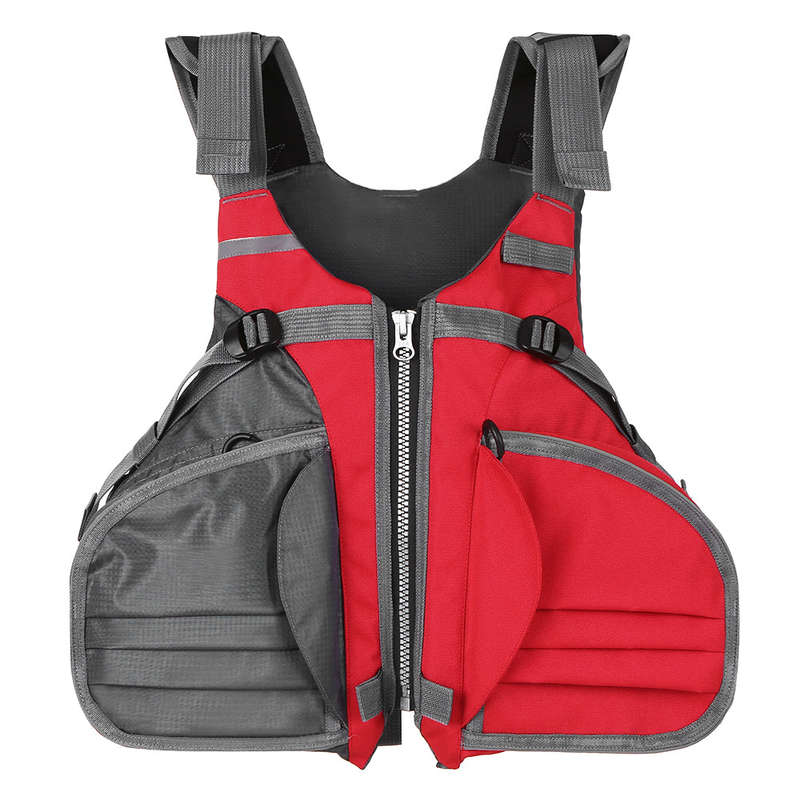 Lixada Outdoor Fishing Waistcoat Sleeveless Mesh Fishing Jacket Multi-pockets Breathable Phot