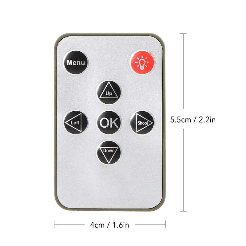 Remote Control for Hunting Trail Game Camera HC-300 HC-350 HC-550 HC-700 Series