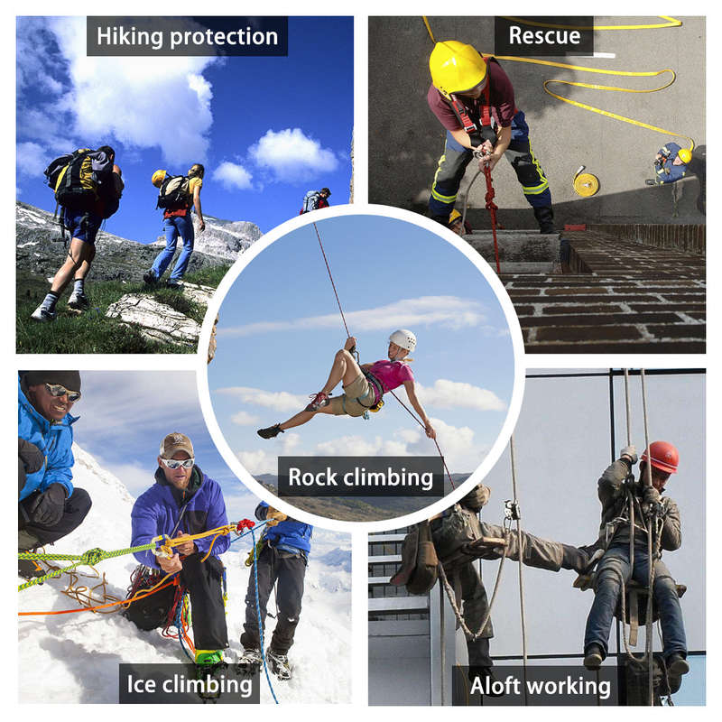 50 Strands Climbing Rope Safety Fire Escape Rope Rescue Survival Caving Ice Climbing Equipmen