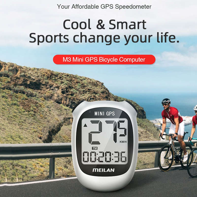 Meilan Waterproof Cycling Computer Positioning Bike Odometer With LCD Display