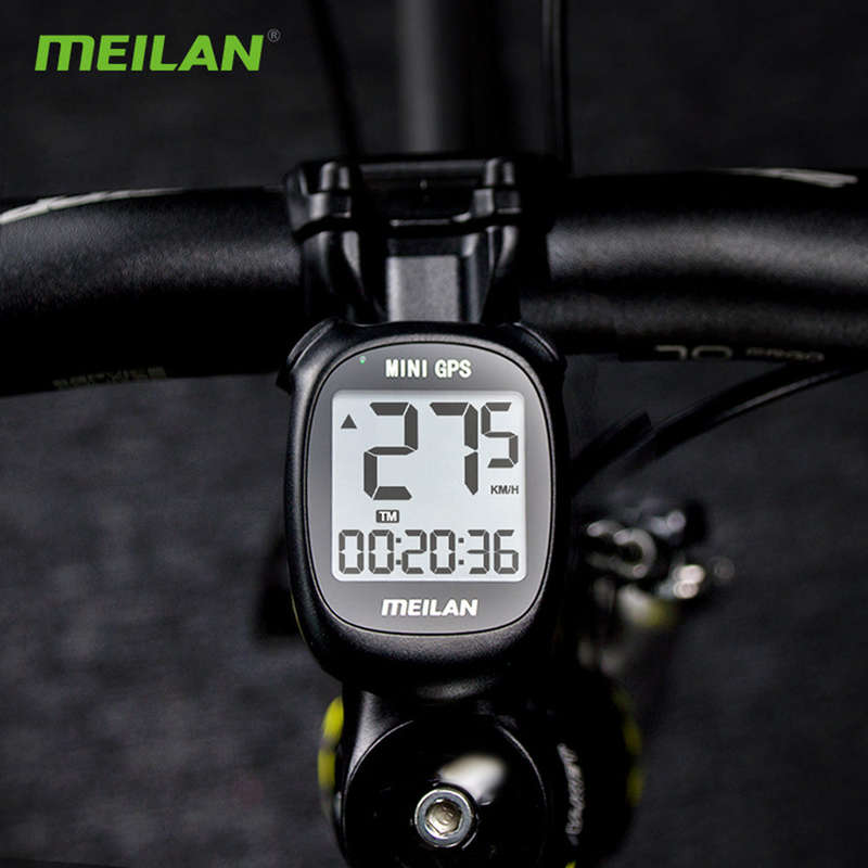 Meilan Waterproof Cycling Computer Positioning Bike Odometer With LCD Display