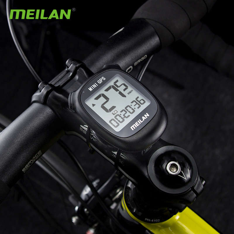 Meilan Waterproof Cycling Computer Positioning Bike Odometer With LCD Display