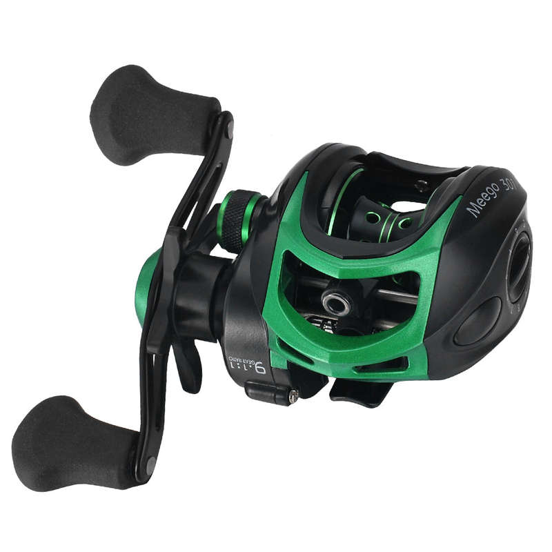 Lightweight High Speed 9.1:1 Gear Ratio Baitcast Fishing Reel 19+1 Ball Bearings Baitcasting