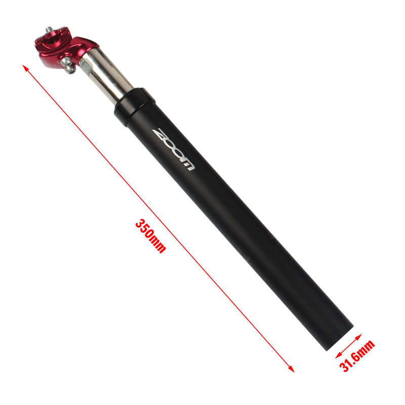 Suspension Bike Seatpost Shock Absorber Seat Pole MTB Bike Seat Tube 31.6x350mm / 27.2x350mm