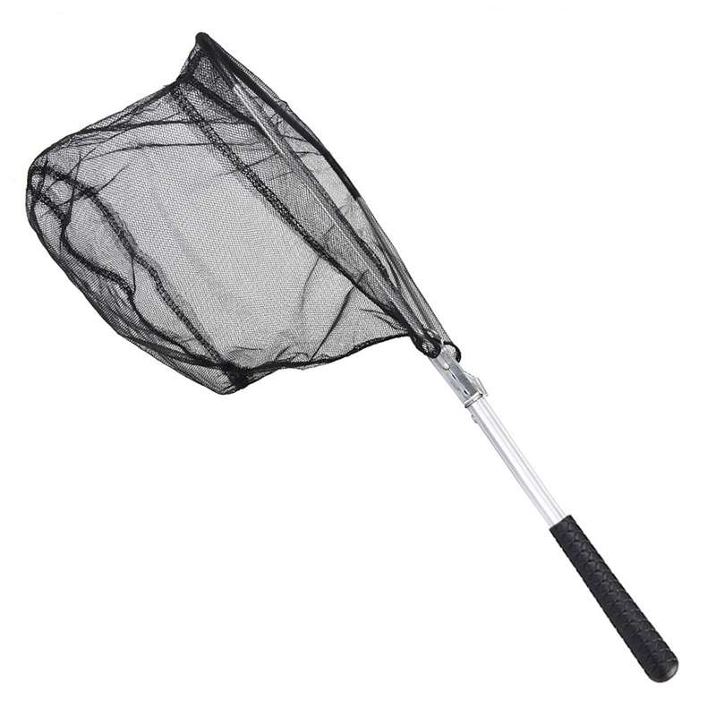 Folding Fish Landing Net Collapsible Triangular Fly Fishing Net Fish Catching or Releasing