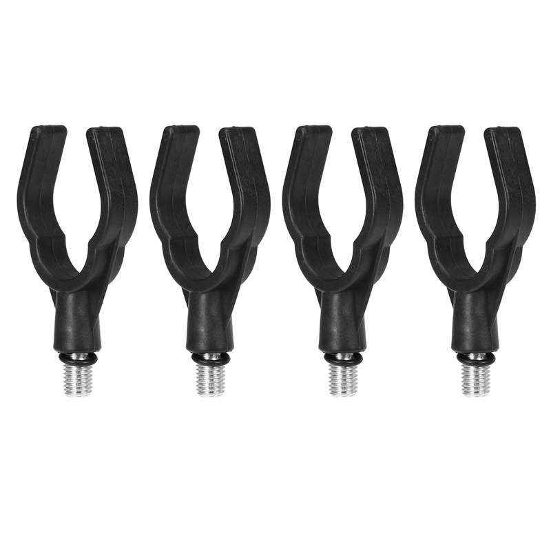 4PCS Fishing Rod Rest Head Fishing Pole Butt Grip V-head Fishing Rod Holder Carp Fishing Tack