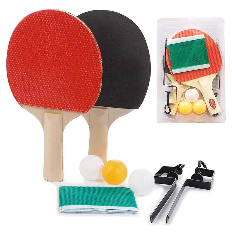Portable Retractable Ping Pong Post Net Rack Ping Pong Paddles Quality Table Tennis Rackets S