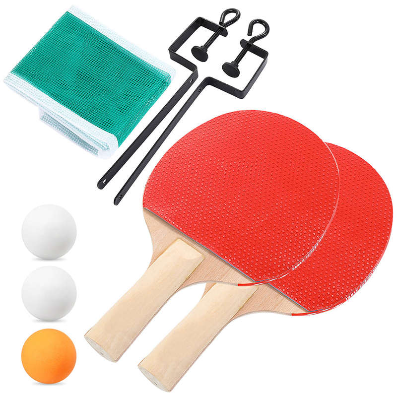 Portable Retractable Ping Pong Post Net Rack Ping Pong Paddles Quality Table Tennis Rackets S