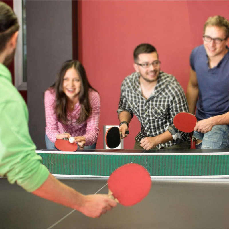 Portable Retractable Ping Pong Post Net Rack Ping Pong Paddles Quality Table Tennis Rackets S