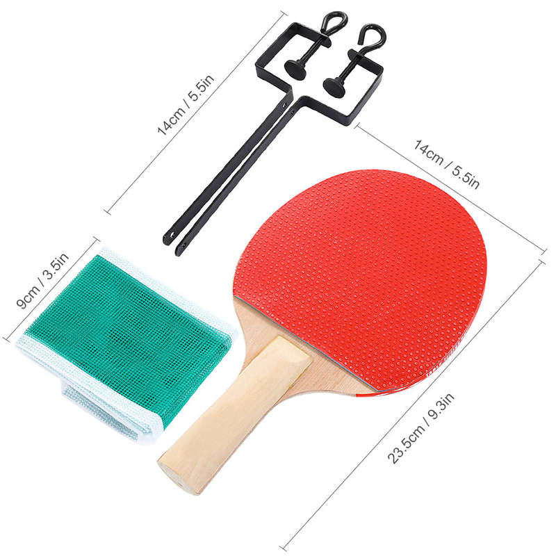 Portable Retractable Ping Pong Post Net Rack Ping Pong Paddles Quality Table Tennis Rackets S
