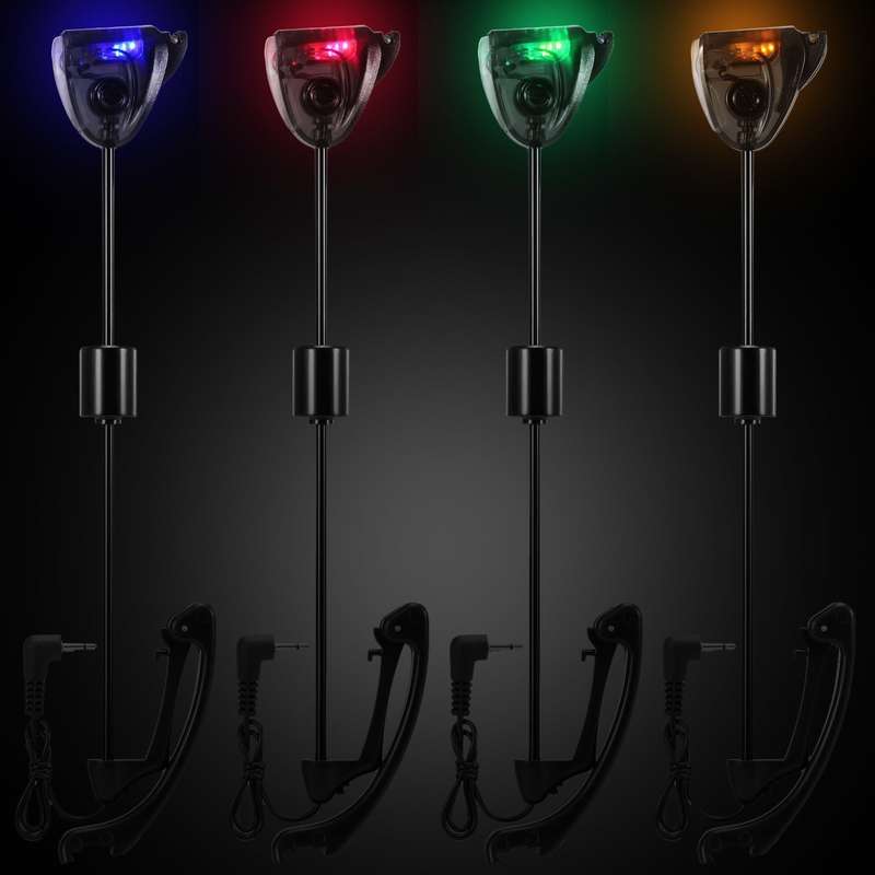 Lixada Fishing Swinger Set Carp Fishing Bite Indicator Swinger Digital Fishing Alarm LED Bite