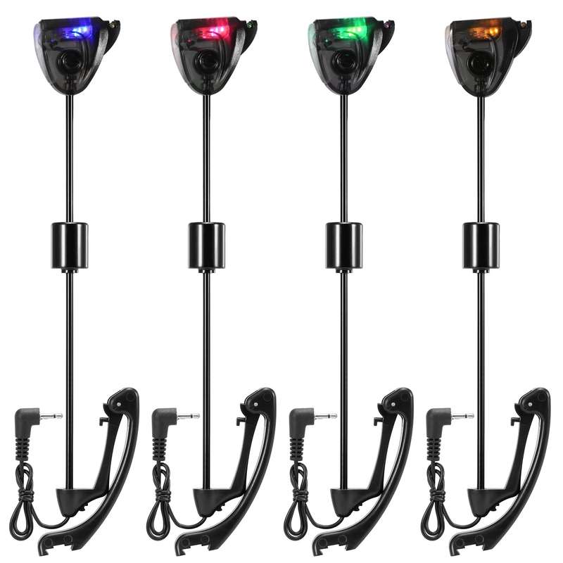 Lixada Fishing Swinger Set Carp Fishing Bite Indicator Swinger Digital Fishing Alarm LED Bite