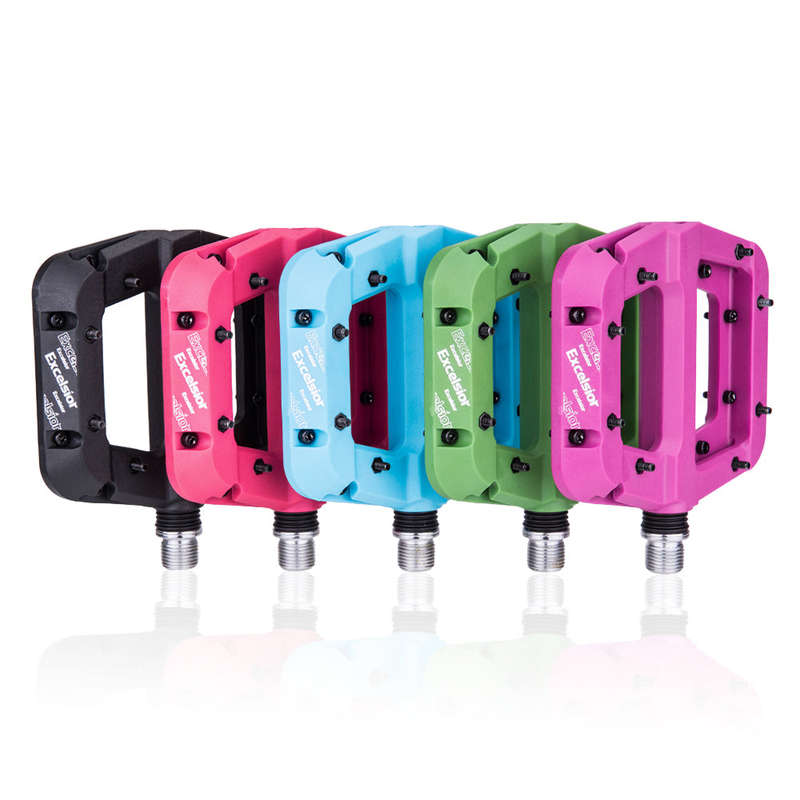 MTB Bike Pedals Non-Slip Mountain Bike Pedals Platform Bicycle Flat Pedals 9/16 Inch