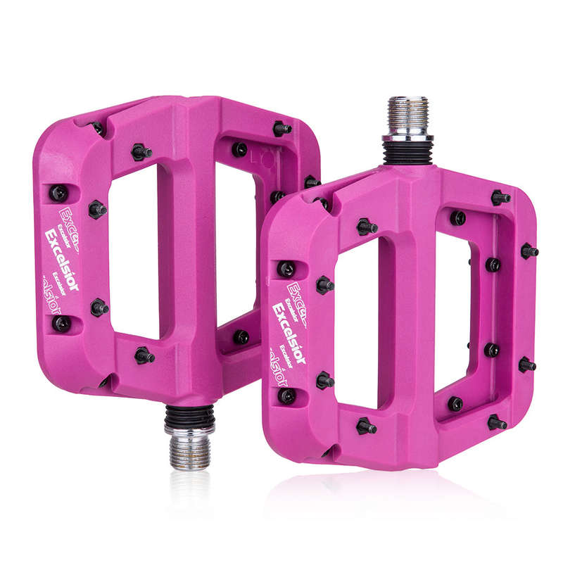 MTB Bike Pedals Non-Slip Mountain Bike Pedals Platform Bicycle Flat Pedals 9/16 Inch