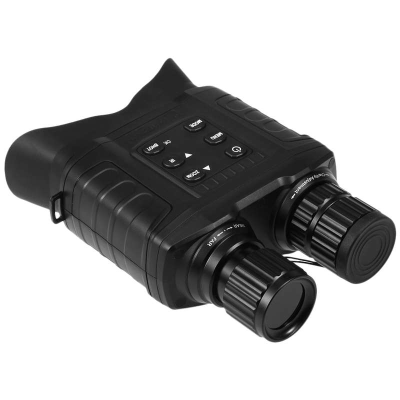 Night Vision Binoculars 4X Digital Zoom IR Night Vision Scope with 500m Full Dark Distance Ca