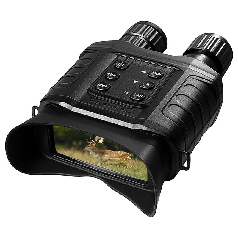 Night Vision Binoculars 4X Digital Zoom IR Night Vision Scope with 500m Full Dark Distance Ca