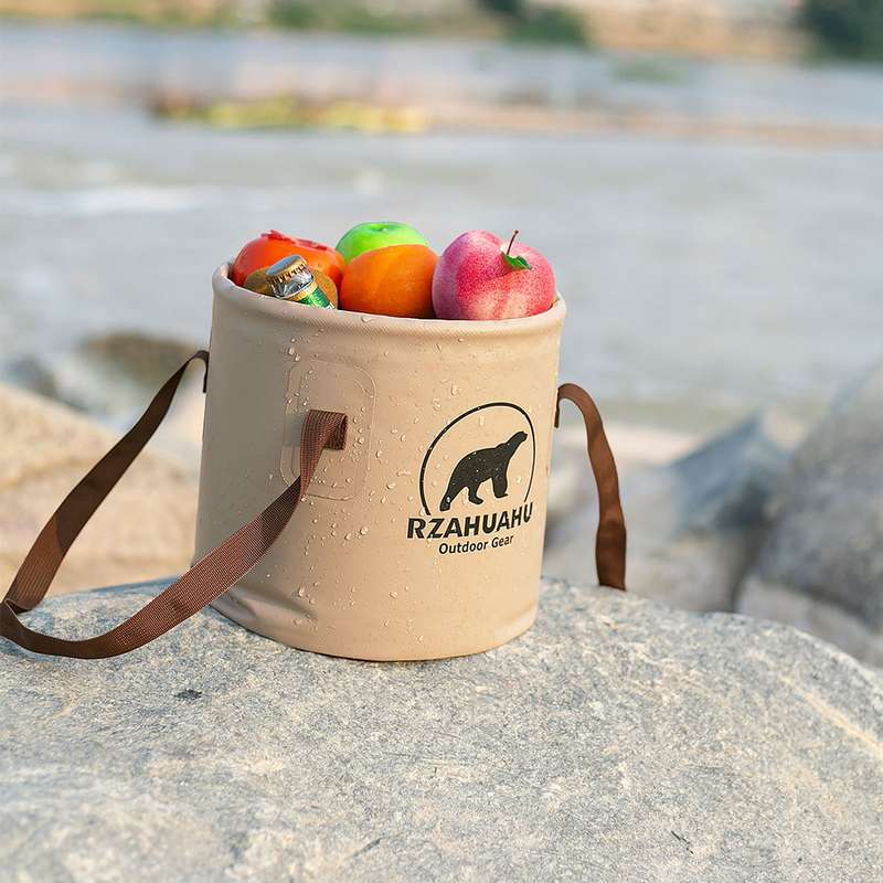 18L/25L Collapsible Bucket Outdoor Folding PVC Water Bucket Basin Water Container for   Campi