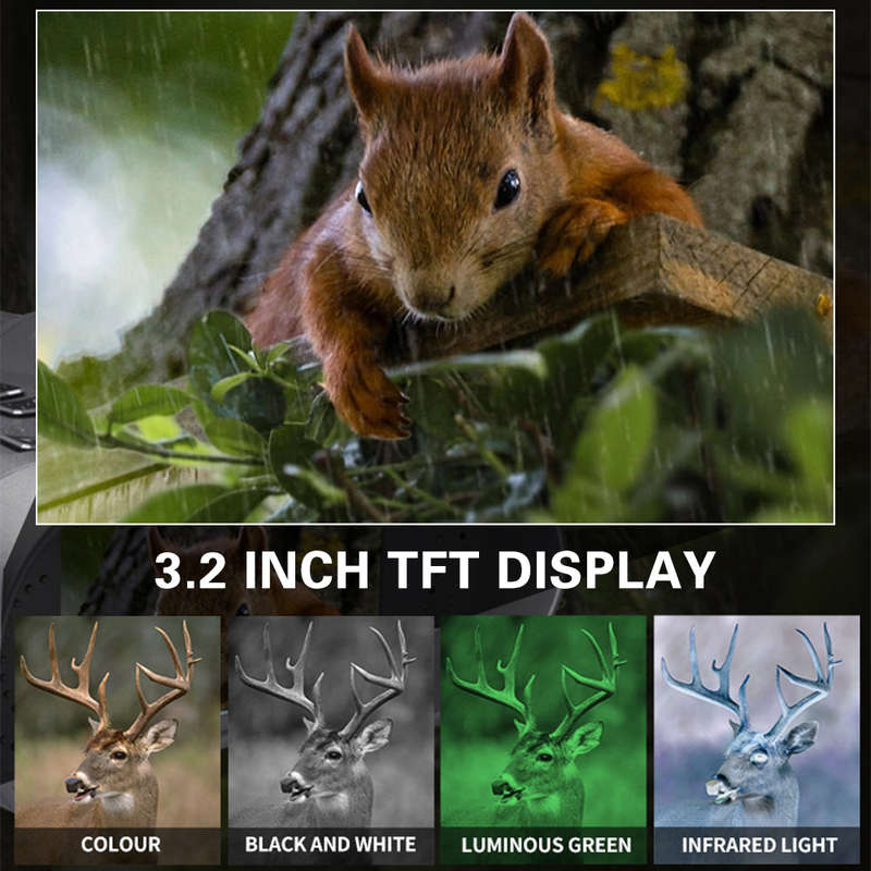 Night Vision Goggles 36MP 4K Digital Infrared Night Vision Binoculars with 3.2 Inch LCD Scree