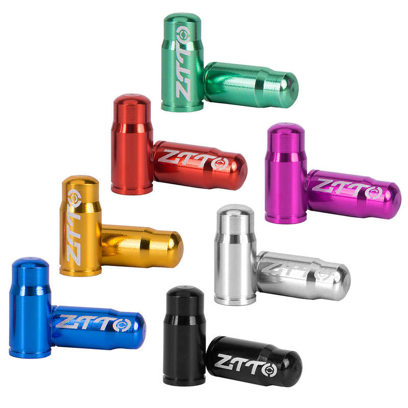 14pcs Bicycle Tire Valve Caps Ultralight Aluminum Mountain Road Bike Valve Cap for Presta Tir