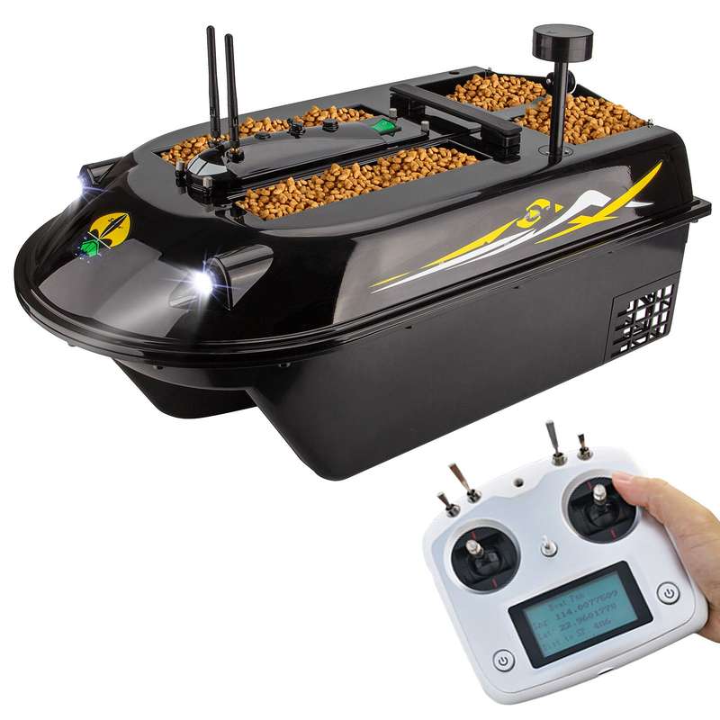 GPS RC Fish Bait Boat 8kg Load with 600M Remote Control Sea Fishing Bait Boat