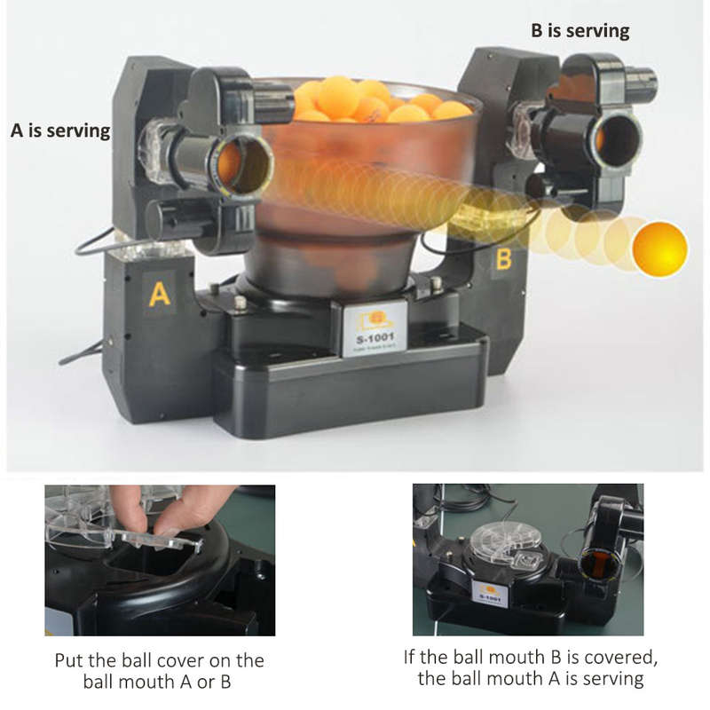 Table Tennis Robot Ping Pong Ball Machine Automatic Table Tennis Machine for Training